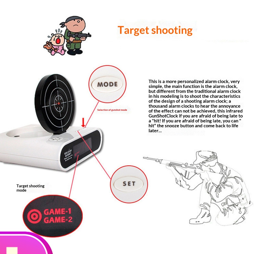 Electronics Gadgets For Gift - Elektroniczny zegar biurkowy Kreatywny cyfrowy budzik
