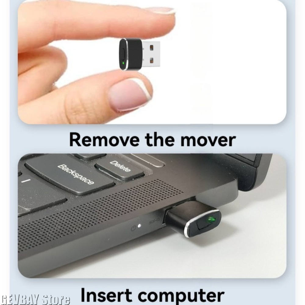 Auto Mouse Mover - Mini USB Jiggler do myszy, niewykrywalny