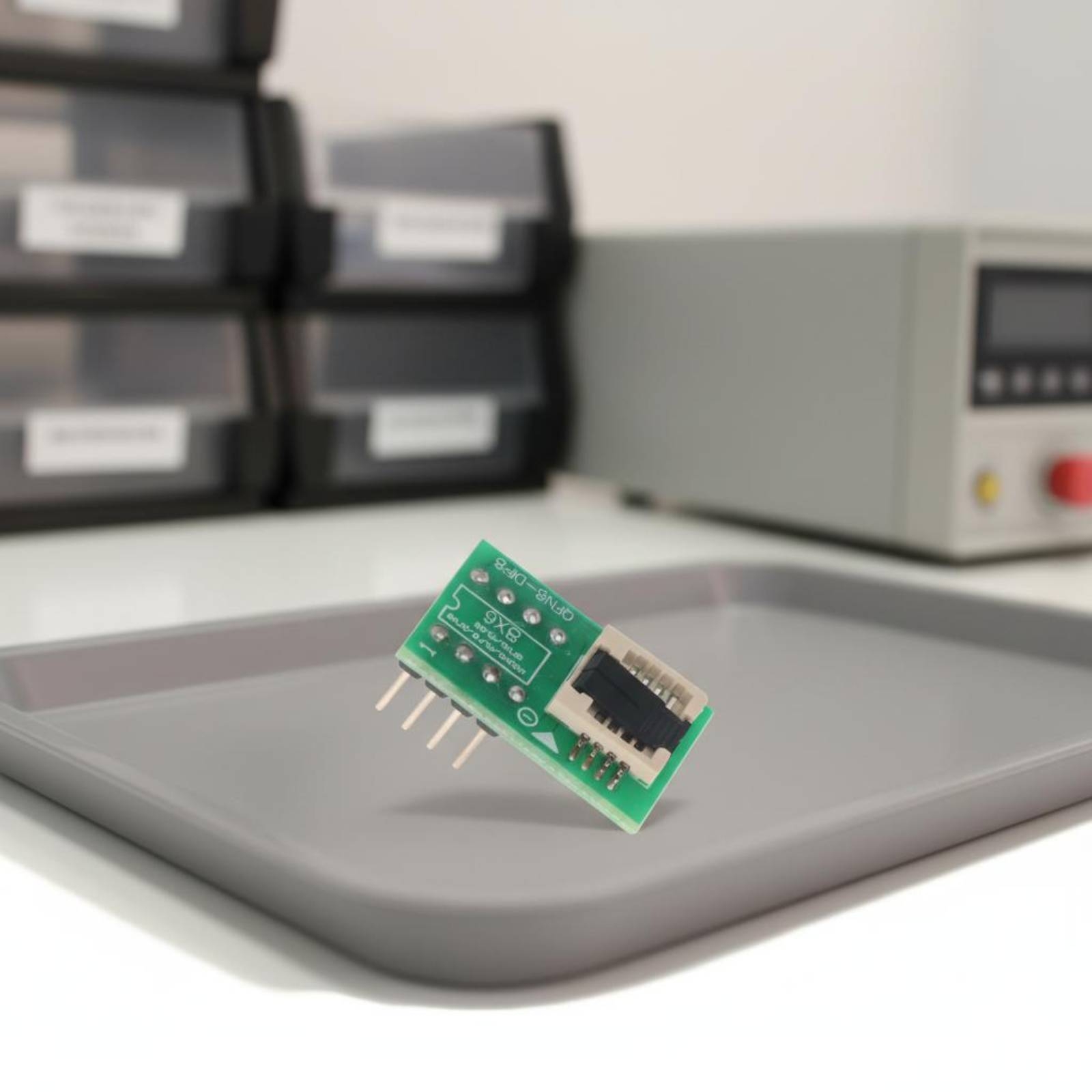 Gniazdo testowe QFN8 z zawiasa – Electronics & Gadgets Starting With T recenzja i cena