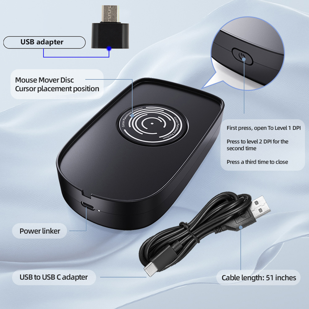 Niewykrywalny Jiggler Myszy 5V – Auto Mouse Mover recenzja i cena